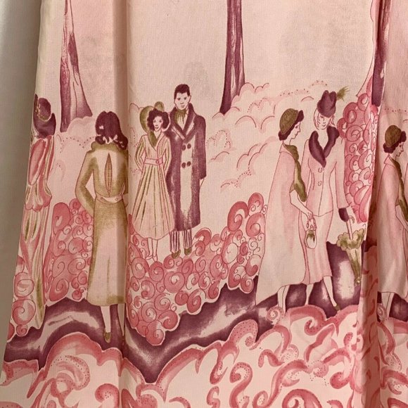 Sears Pink Patterned Robe - Picture 6 of 12